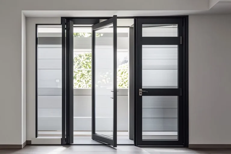 Puertas pivotantes — Grupo Industrial RobMat, Zona Este