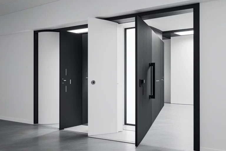 Puertas pivotantes — Grupo Industrial RobMat, Zona Este