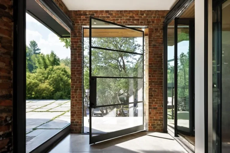 Puertas pivotantes — Grupo Industrial RobMat, Zona Este
